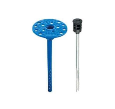 Дюбель фасадный EVOFAST ТД8/60М3-140 с забивным элементом из оцинкованной стали с термоголовой 450 шт