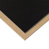 Лакированная ХДФ Черный 3мм 2800x2070 Кроношпан Color Basic