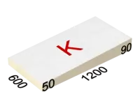 Утеплитель LOGICPIR Slope СХ/СХ 3,4 %, элемент K, 1200х600х50-90 мм