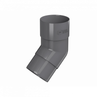 Колено трубы ТЕХНОНИКОЛЬ 125/82, 108°, серый