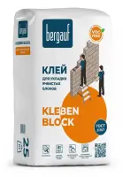 Клей для ячеистобетонных блоков Bergauf Kleben Block Зима 25 кг