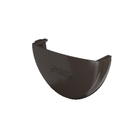 Заглушка желоба ТЕХНОНИКОЛЬ 125/82, темно-коричневый