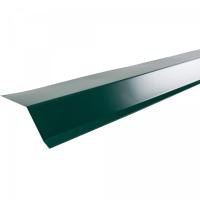 Планка карнизная, 75х50х5х2000 мм, 0,45 мм, PE, RAL 6005