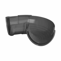 Угол желоба регулируемый ТЕХНОНИКОЛЬ ПВХ 125/82, 90°-150°, серый