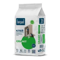 Клей для керамогранита и природного камня Bergauf Granit 5 кг