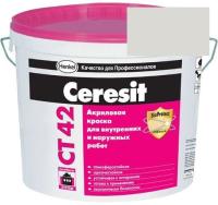 Краска акриловая фасадная Ceresit CT 42 15 л Etna 1