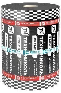 Материал гидроизоляционный Техноэластмост Б ЭМП Гигант-5.5, полиэфир, 50 м²
