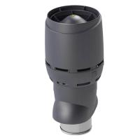 Выход вентиляционный изолированный с колпаком Vilpe Flow XL, D=250P/ИЗ/700, RAL 9005