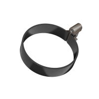 Хомут трубы универсальный ТЕХНОНИКОЛЬ МАКСИ 152/100, дюбель L=180, антрацит