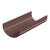 Желоб водосточный ТЕХНОНИКОЛЬ Оптима ПВХ 120/80, 2 м, коричневый