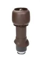 Выход вентиляционный изолированный с колпаком VILPE Flow D=125P/ИЗ/500 RR 32 коричневый