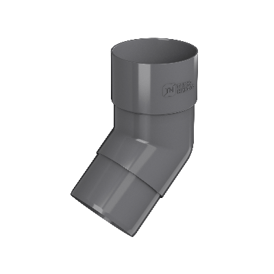 ТН колено трубы 135°(D125/82), серый, шт.