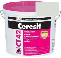 Краска акриловая фасадная Ceresit CT 42 15 л Siberia 1