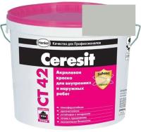 Краска акриловая фасадная Ceresit CT 42 15 л Siberia 3