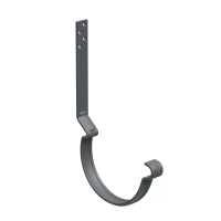 Крюк крепления желоба длинный Aquasystem Система 125/90 М У с комплектом крепления, PU Matt, RAL 7024