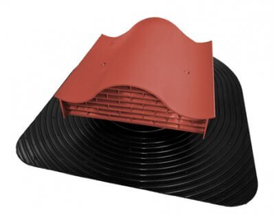 Кровельный вентиль Vilpe huopa/helmi-KTV, красный