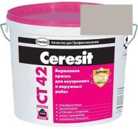 Краска акриловая фасадная Ceresit CT 42 15 л Etna 3