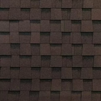 Гибкая черепица ТЕХНОНИКОЛЬ SHINGLAS Фазенда, коричневый