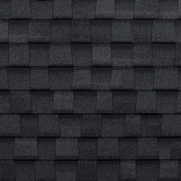 Гибкая черепица ТЕХНОНИКОЛЬ SHINGLAS Кантри, Платина, антрацит