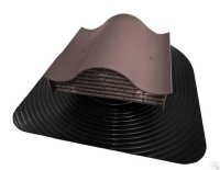 Кровельный вентиль Vilpe huopa/helmi-KTV, шоколадный