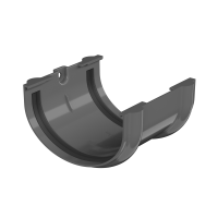 Соединитель желоба ТЕХНОНИКОЛЬ Оптима 120/80, серый