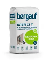 Клей усиленный для керамической плитки Bergauf Keramik Pro С1 25 кг