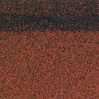 Коньково-карнизная черепица ТЕХНОНИКОЛЬ SHINGLAS, красный микс