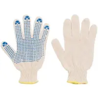 Перчатки вязаные FIT 12484 Стандарт, 4-х ниточные, ПВХ