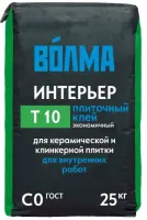 Клей плиточный Волма Интерьер 25 кг