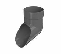 Слив трубы ТЕХНОНИКОЛЬ Оптима 120/80, серый