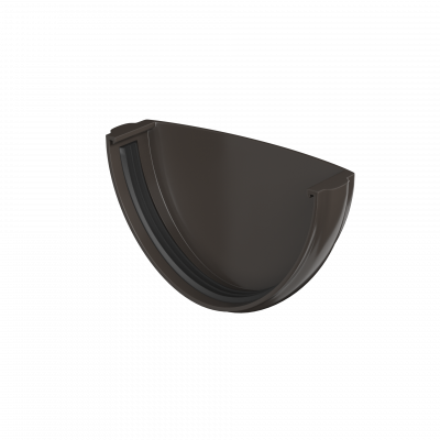 Заглушка желоба ТЕХНОНИКОЛЬ 125/82, темно-коричневый