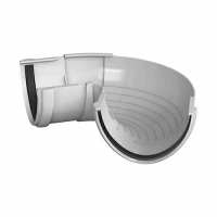 Угол желоба регулируемый ТЕХНОНИКОЛЬ 125/82, 90°-150°, белый