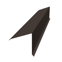 Планка конька односкатной кровли Grand Line 160х160х2000 мм 0,45 PE с пленкой RR 32