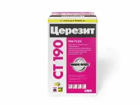 Штукатурно-клеевая смесь для минераловатных плит Церезит CT 190 25 кг