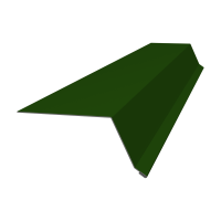 Планка капельник GRAND LINE 100х55х2000 0,45 PE с пленкой RAL 6005