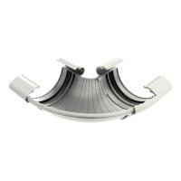 Угол желоба ТЕХНОНИКОЛЬ МАКСИ 152/100, 90°- 160°, белый
