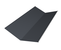 Планка ендовы нижней GRAND LINE 300х300х2000 0,4 PE с пленкой RAL 7024