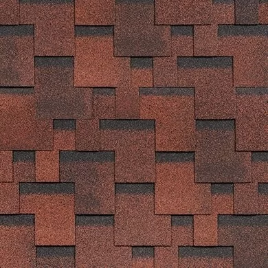 Гибкая черепица ТЕХНОНИКОЛЬ SHINGLAS Финская Аккорд, красный