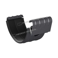 Соединитель желоба Металл Профиль Foramina D=150 PL-double RAL 7024
