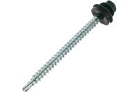 Саморез кровельный Daxmer 4,8x70, сверло №1, RAL 6005, 100 шт