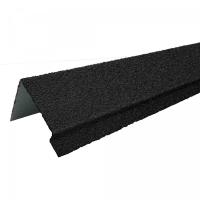 ТЕХНОНИКОЛЬ HAUBERK наличник оконный металлический LUX, черный, шт.