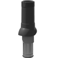 Выход вентиляционный изолированный ТЕХНОНИКОЛЬ, D=125/160 мм, черный