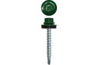 Саморез кровельный Daxmer 4,8x35, сверло №1, RAL 6005, 250 шт