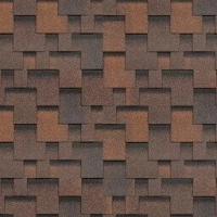 Гибкая черепица ТЕХНОНИКОЛЬ SHINGLAS Фокстрот, Кедр