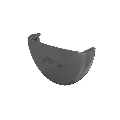 ТН заглушка желоба (D125/82), серый, шт.