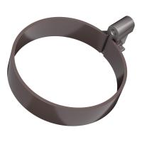 Хомут трубы универсальный ТЕХНОНИКОЛЬ МАКСИ 152/100, дюбель L=180, коричневый