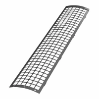 Решетка желоба защитная ТЕХНОНИКОЛЬ 125/82, 0,6 м, серый