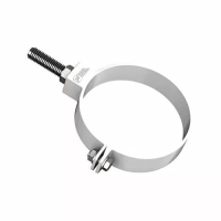 Хомут трубы ТЕХНОНИКОЛЬ 125/82, белый