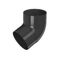 Колено трубы ТЕХНОНИКОЛЬ МАКСИ 152/100, 67°, антрацит