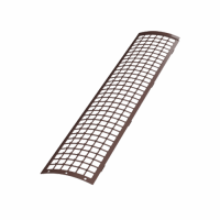 Решетка желоба Технониколь ПВХ защитная, коричневый (0,6м.п.)